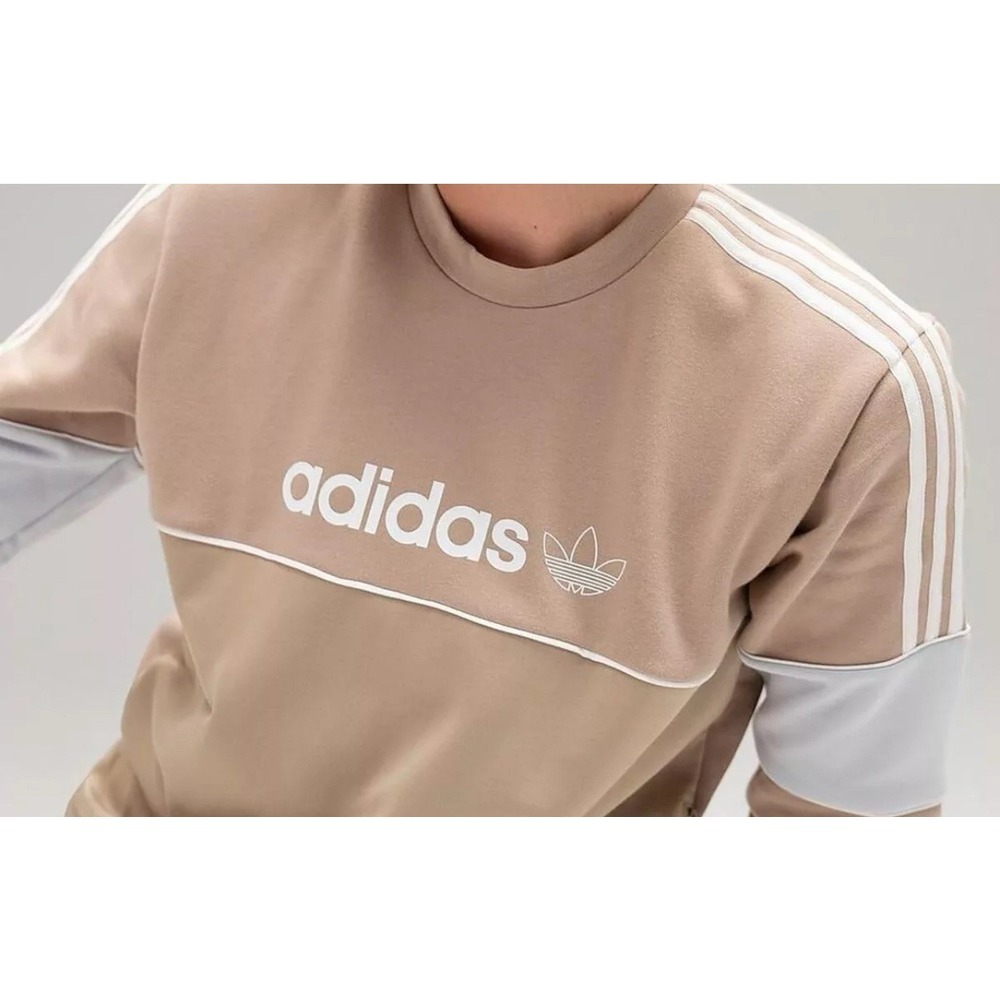 NEW MEN'S ADIDAS ORIGINALS ZX ITASCA TREFOILā CREW SWEATSHIRT ~SIZE 2XL #HR4692